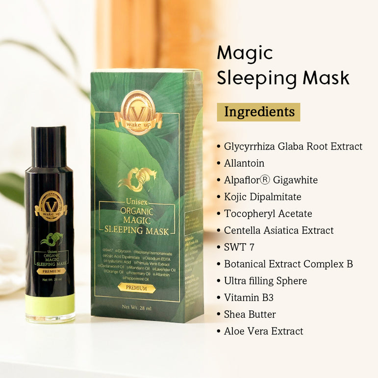 Unisex Organic Magic Sleeping Mask