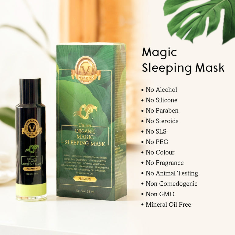 Unisex Organic Magic Sleeping Mask